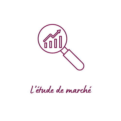 Icône qui représente l'étude de marché